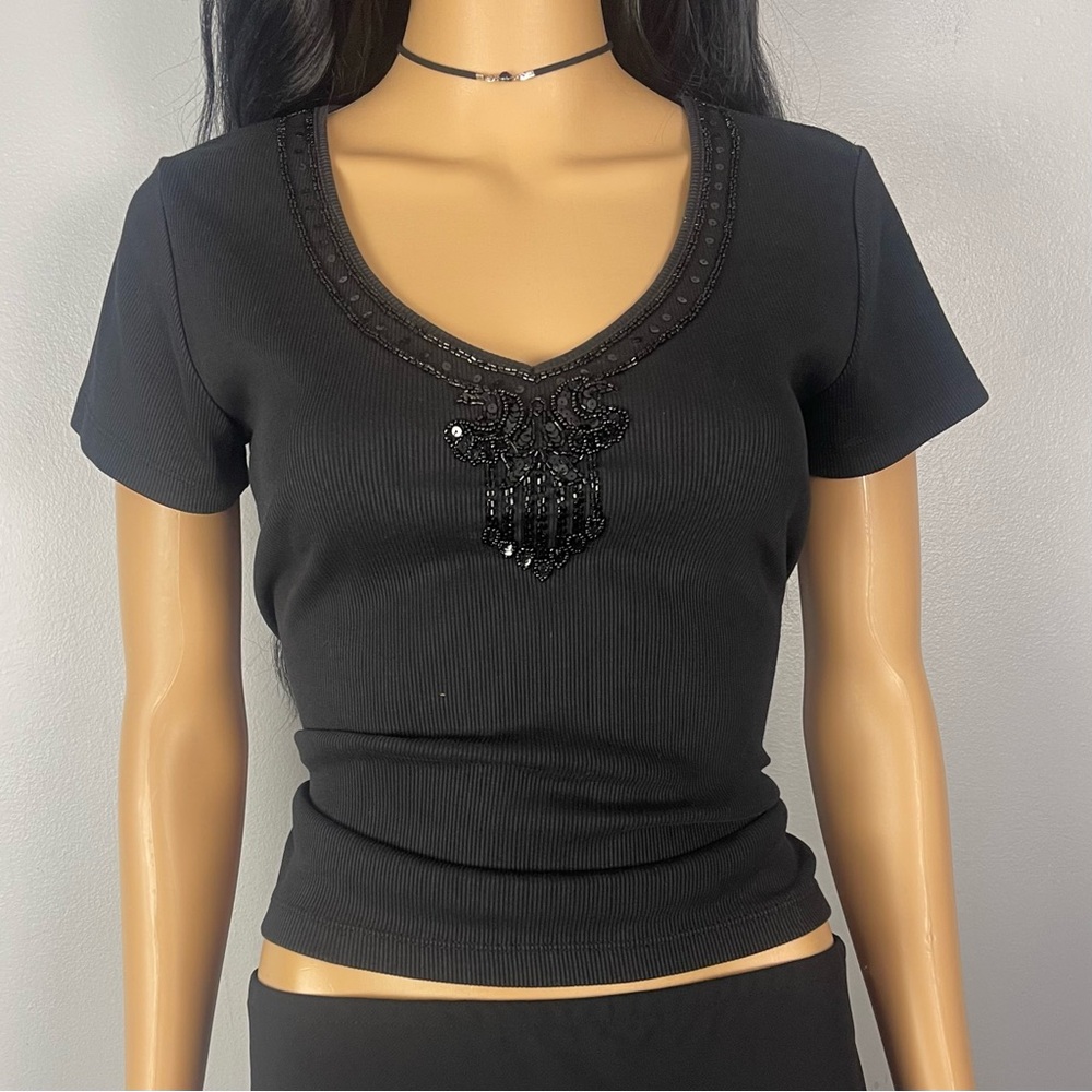 Beaded T -Shirt